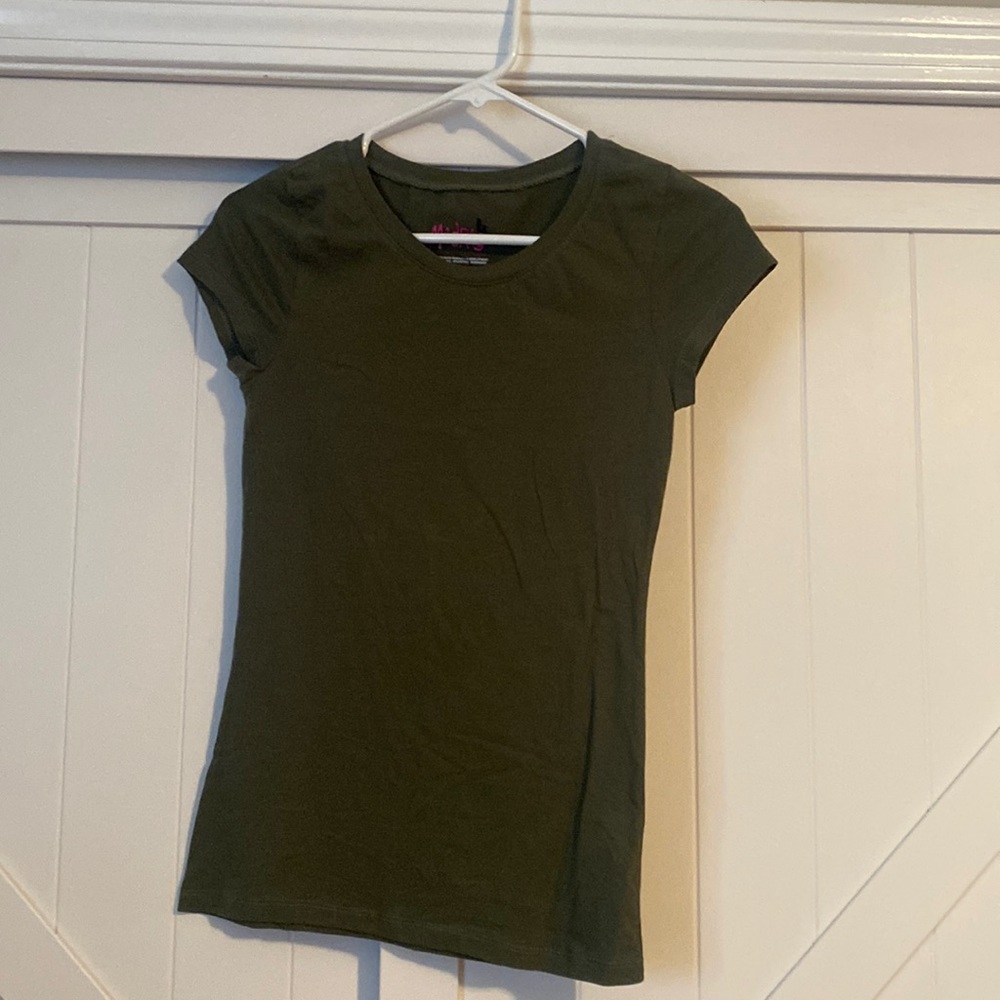 Short Sleeve Camo Green T Shirt